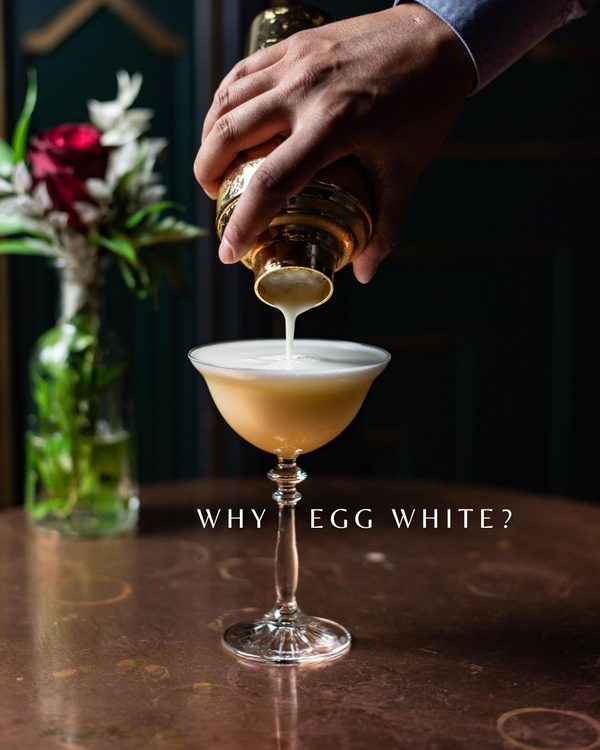 Why egg white cocktail post
